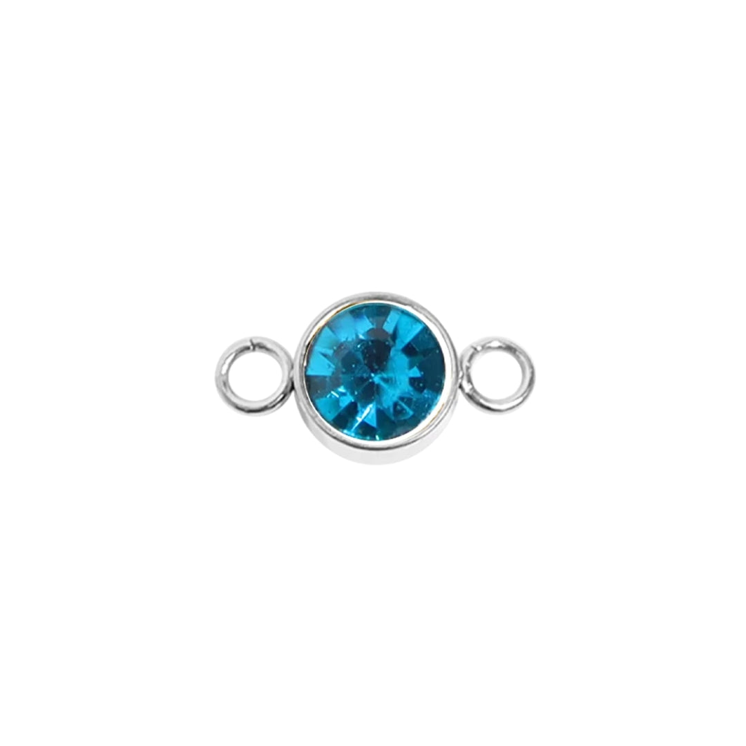 Birthstone Charm – 3mm Bezel Set