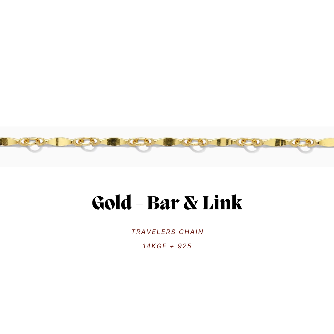 Dapped Bar Link – Chain by Foot