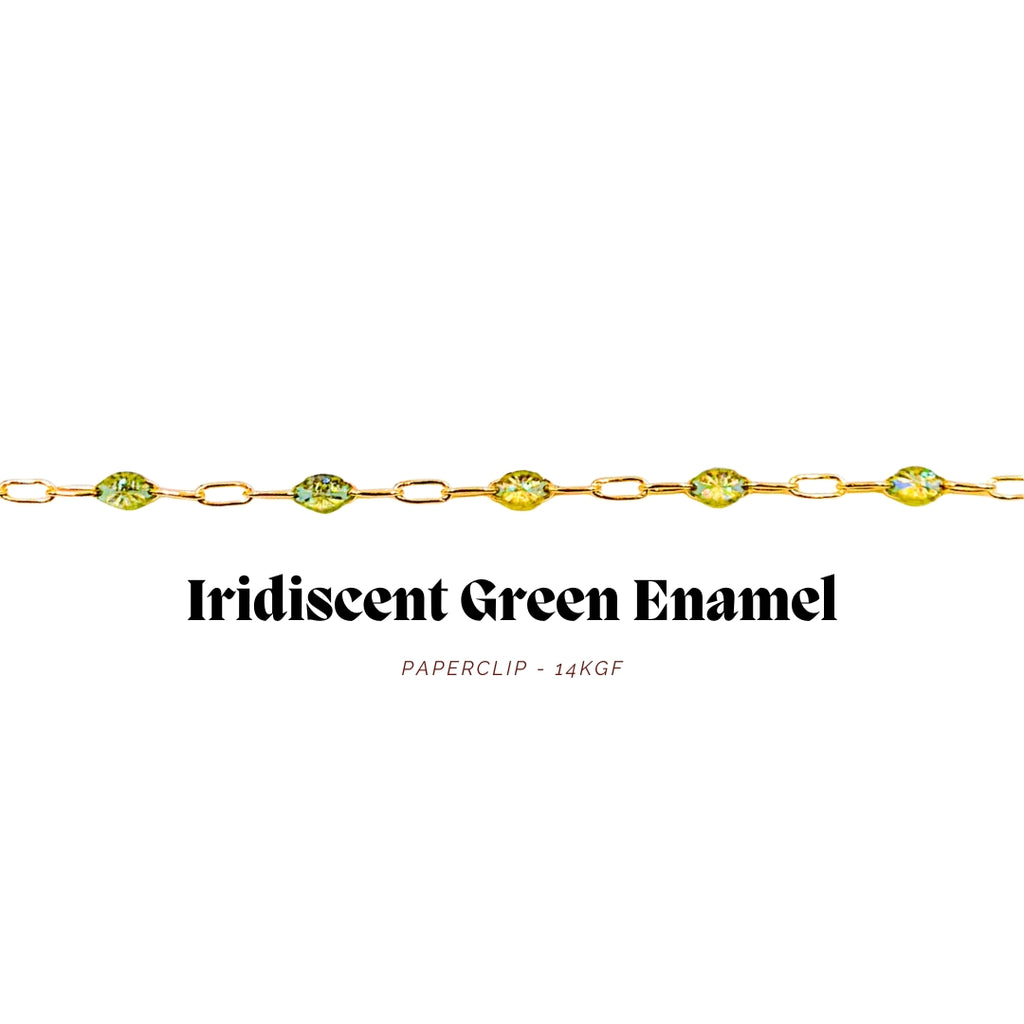 Enamel Paperclip Chain