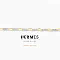 Mixed Metal Hermes Figaro – Wholesale Chain (Per Foot)