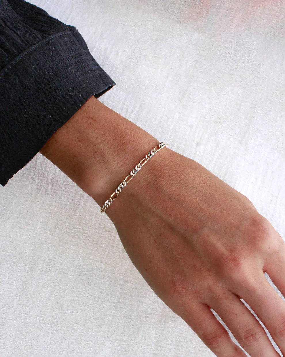 Mixed Metal Hermes Figaro – Wholesale Chain (Per Foot)