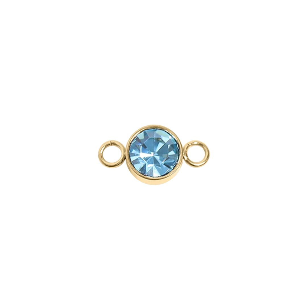 Birthstone Charm – 3mm Bezel Set