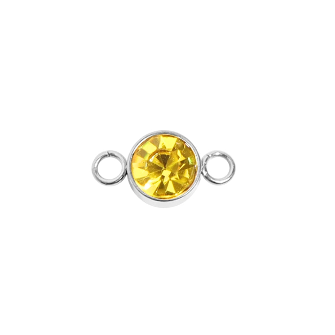 Birthstone Charm – 3mm Bezel Set