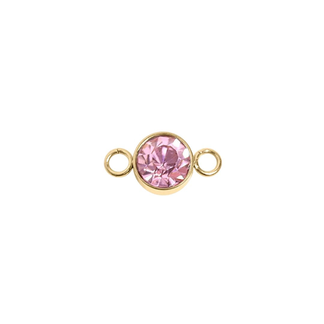Birthstone Charm – 3mm Bezel Set