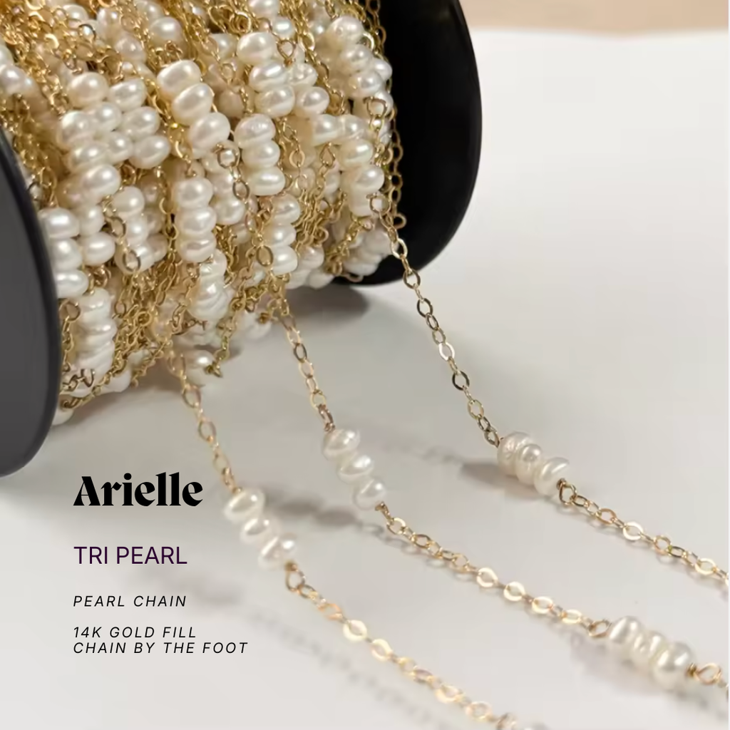 Arielle Freshwater Pearl - Chain by the Foot