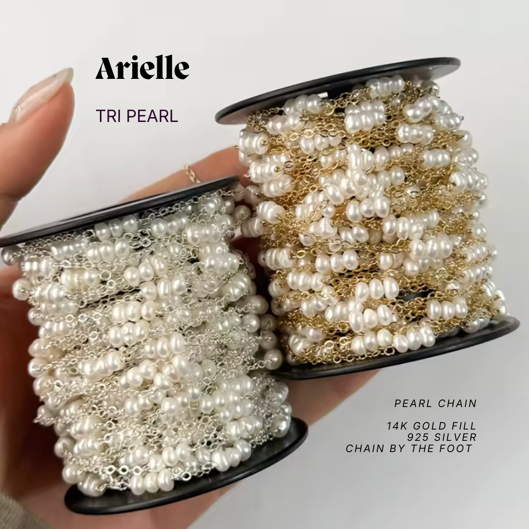 Arielle Freshwater Pearl - Chain by the Foot