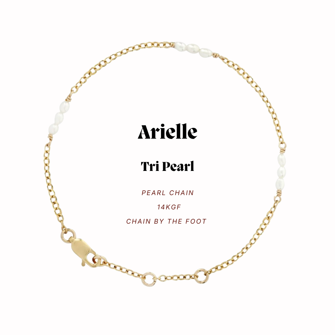 Arielle Freshwater Pearl - Chain by the Foot