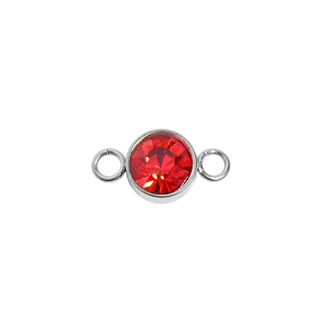 Birthstone Charm – 3mm Bezel Set