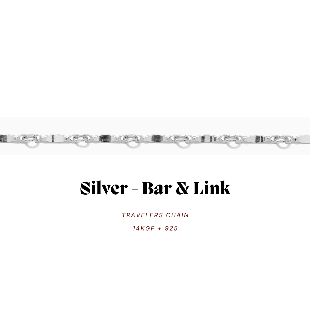 Dapped Bar Link – Chain by Foot