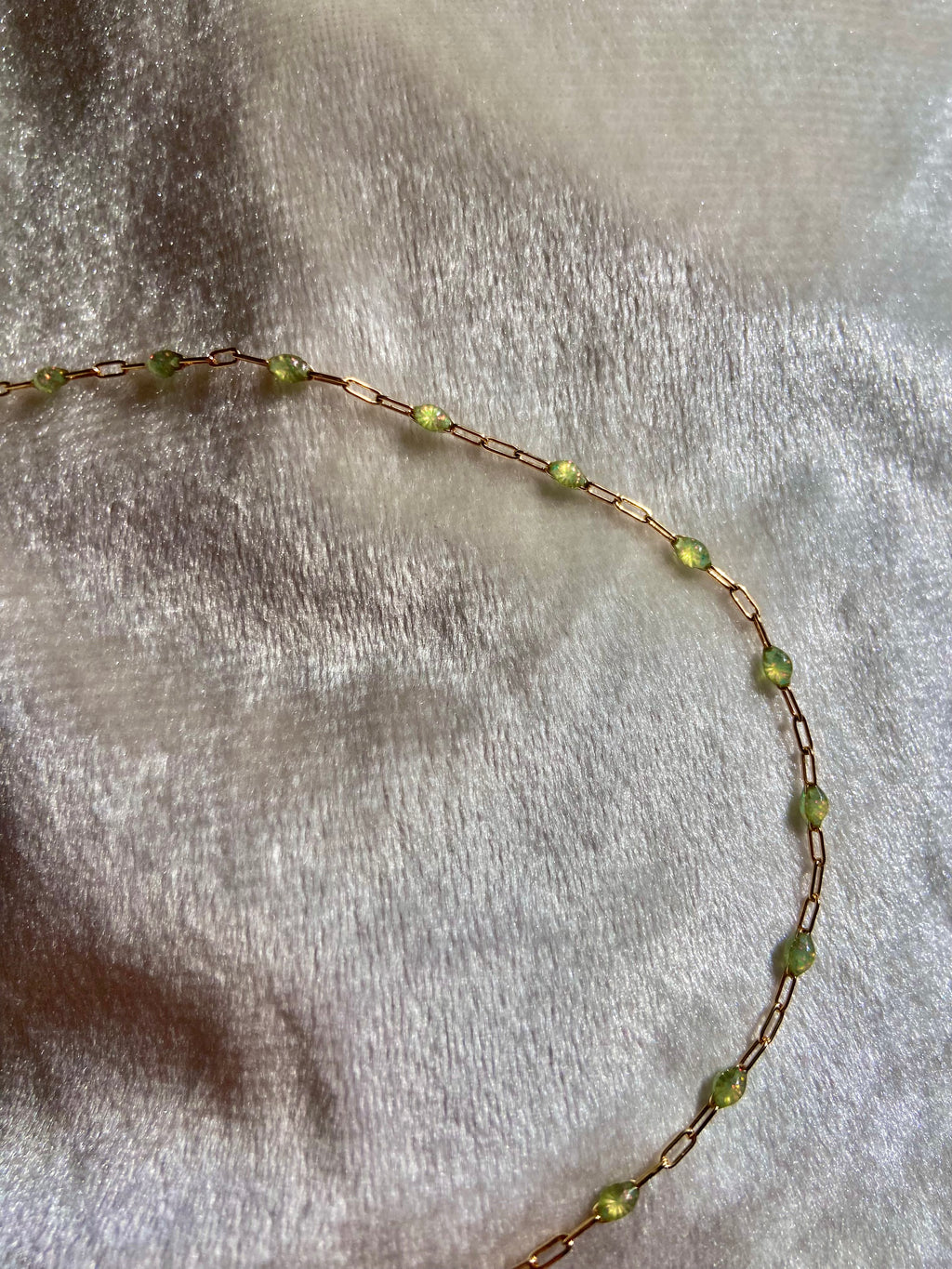 Enamel Paperclip Chain